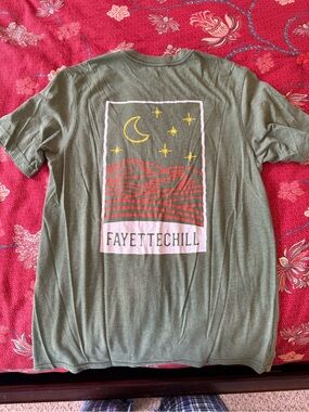 FayetteChill Men's Short Sleeve Graphic Tee - Olive Green